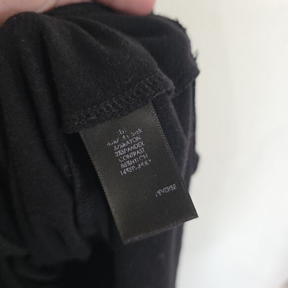 Torrid Black Lace Whimsigoth Dress Women 1X Vneck Boho Grunge Witchy Jersey Knit - Picture 9 of 9